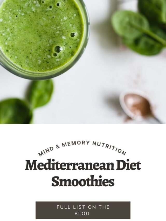 3 Must-Try Mediterranean Diet Smoothies for Busy Mornings